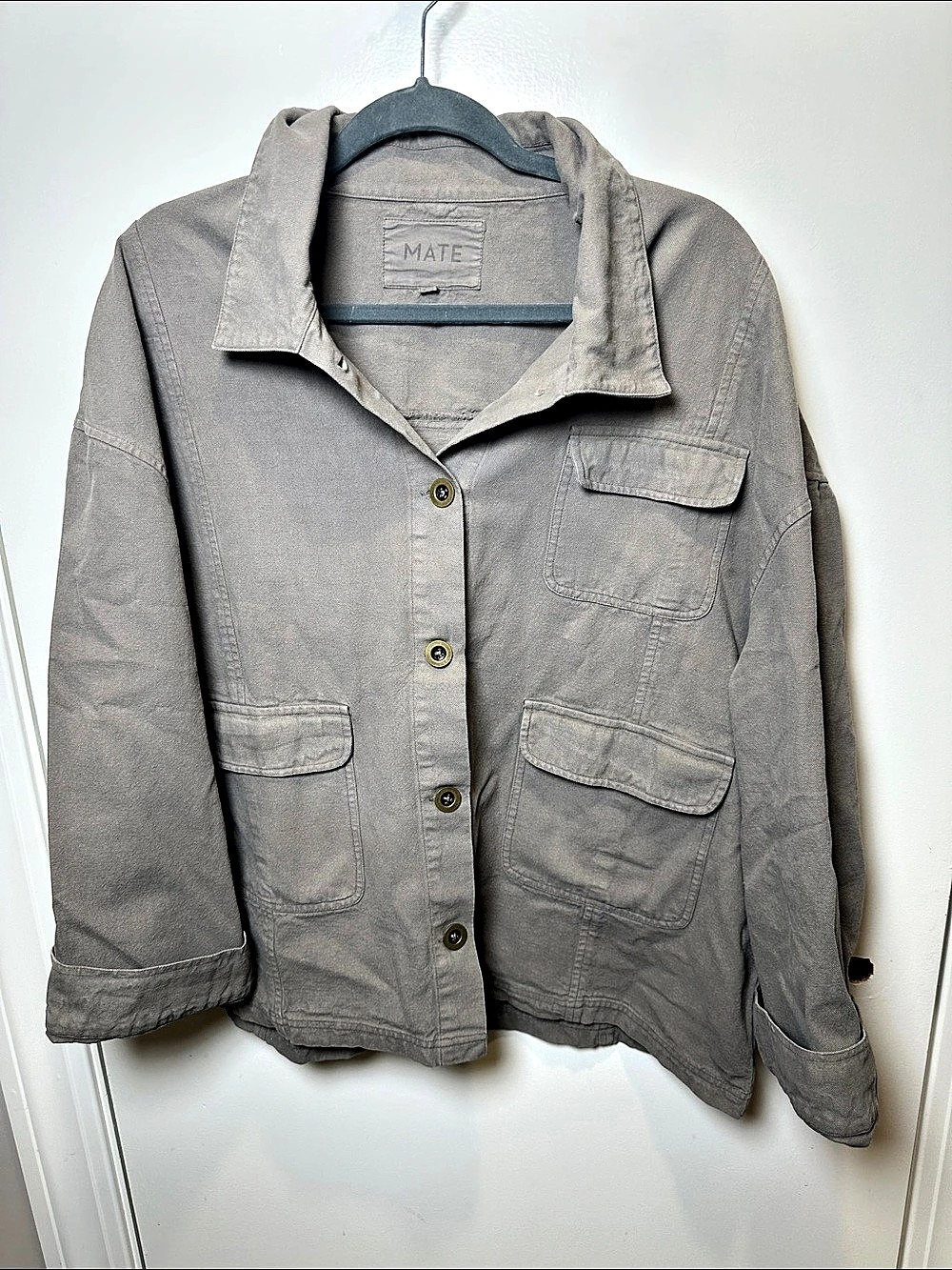 Mate Organic Cotton Utility Jacket Size xl/xxl